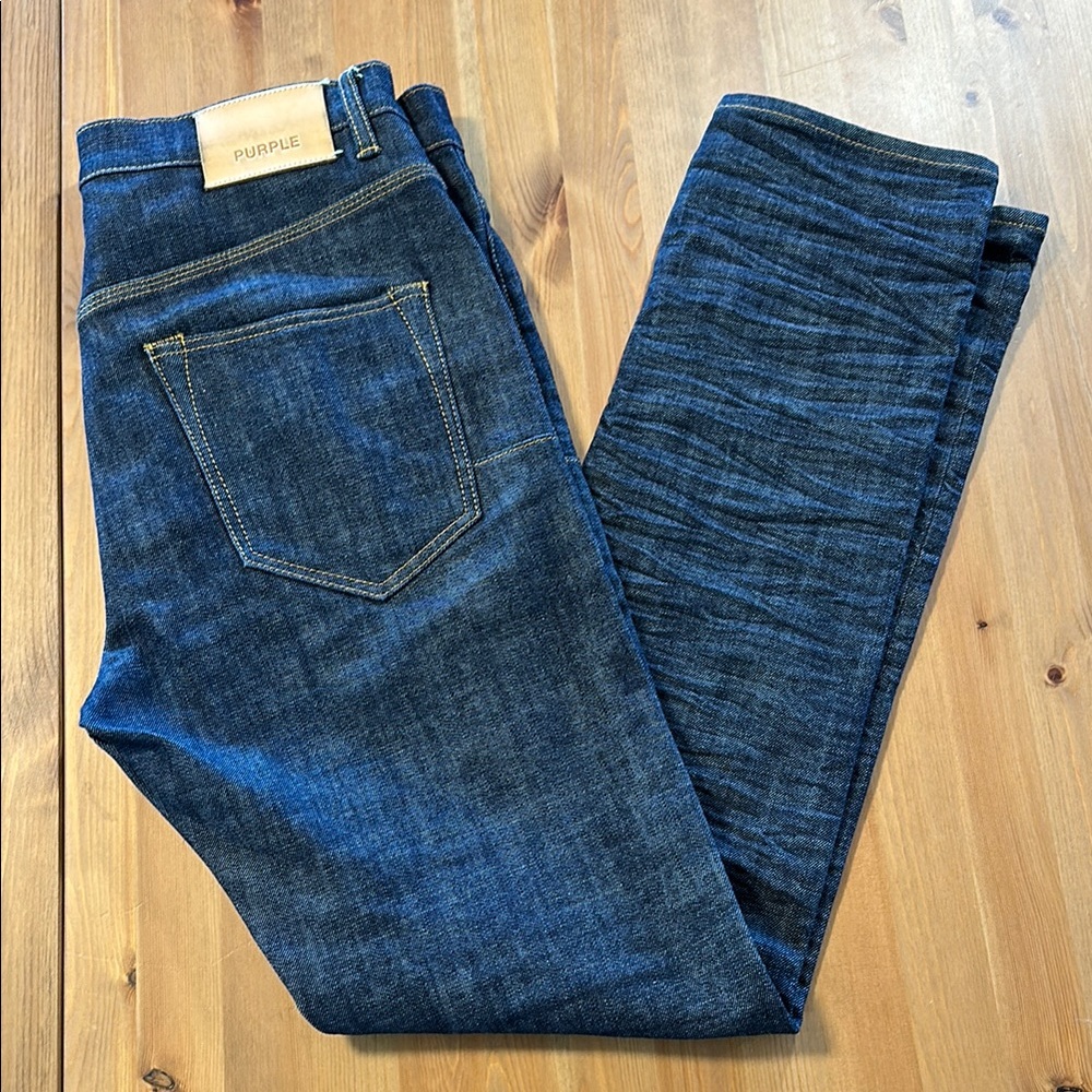 Purple Men's Blue Jeans